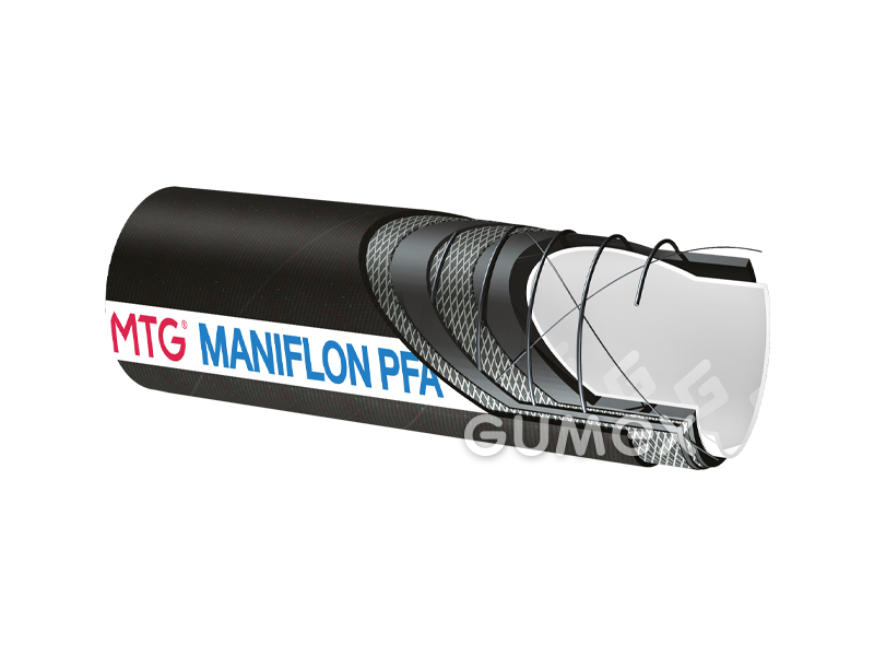 MANIFLON/SD-PFA, 19/31mm, 16bar/-0,9bar, PFA/EPDM, -40°C/+150°C, schwarz, 